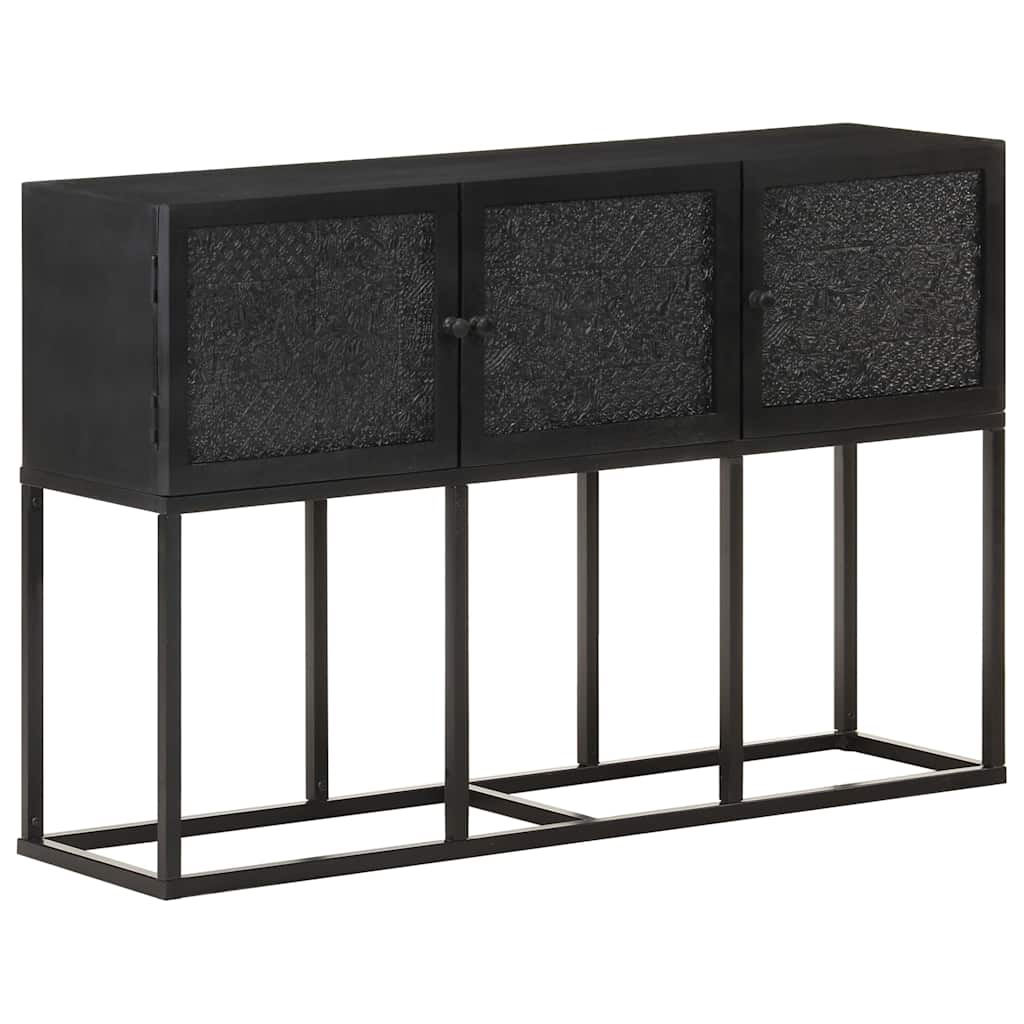 Sideboard | Black | Solid Mango Wood | Sideboard | Rectangular