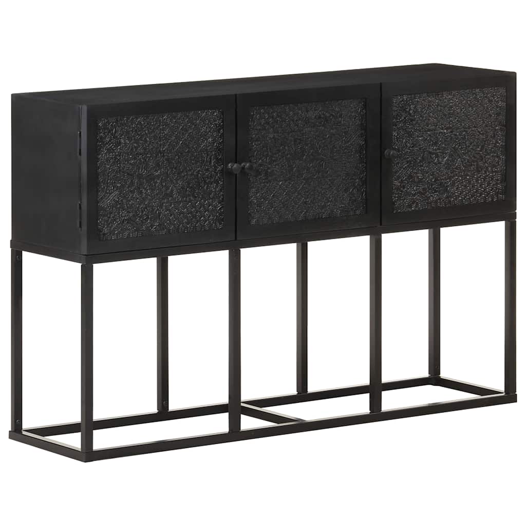 Sideboard | Black | Solid Mango Wood | Sideboard | Rectangular