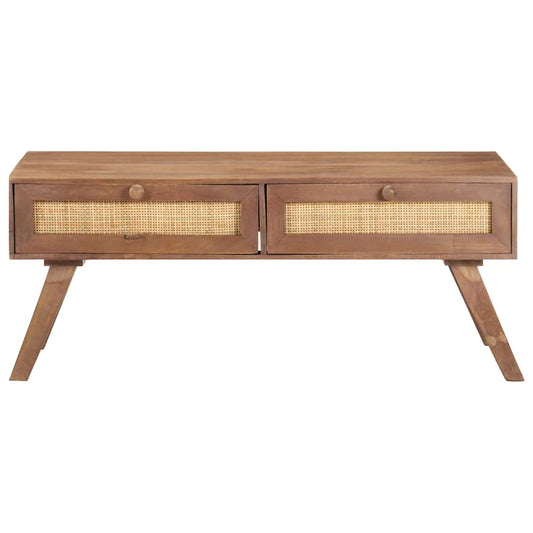 Coffee Table | Wheat | Solid Mango Wood | 100x60x40 cm | Coffee Table