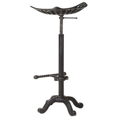 Bar Stool Black Cast Iron