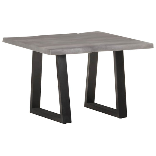 Coffee Table | Grey | Solid Acacia wood | 60x60x40 cm | Industrial