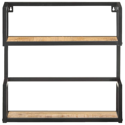 Wall Shelf 31.5"x7.9"x23.6" Rough Mango Wood
