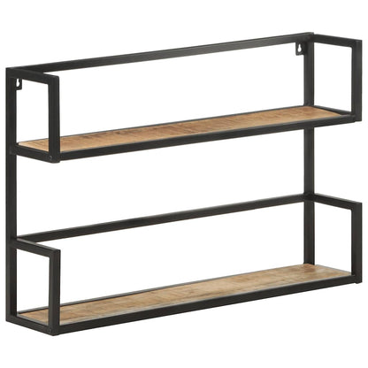 Wall Shelf 31.5"x7.9"x23.6" Rough Mango Wood