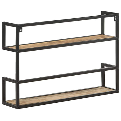 Wall Shelf 31.5"x7.9"x23.6" Rough Mango Wood