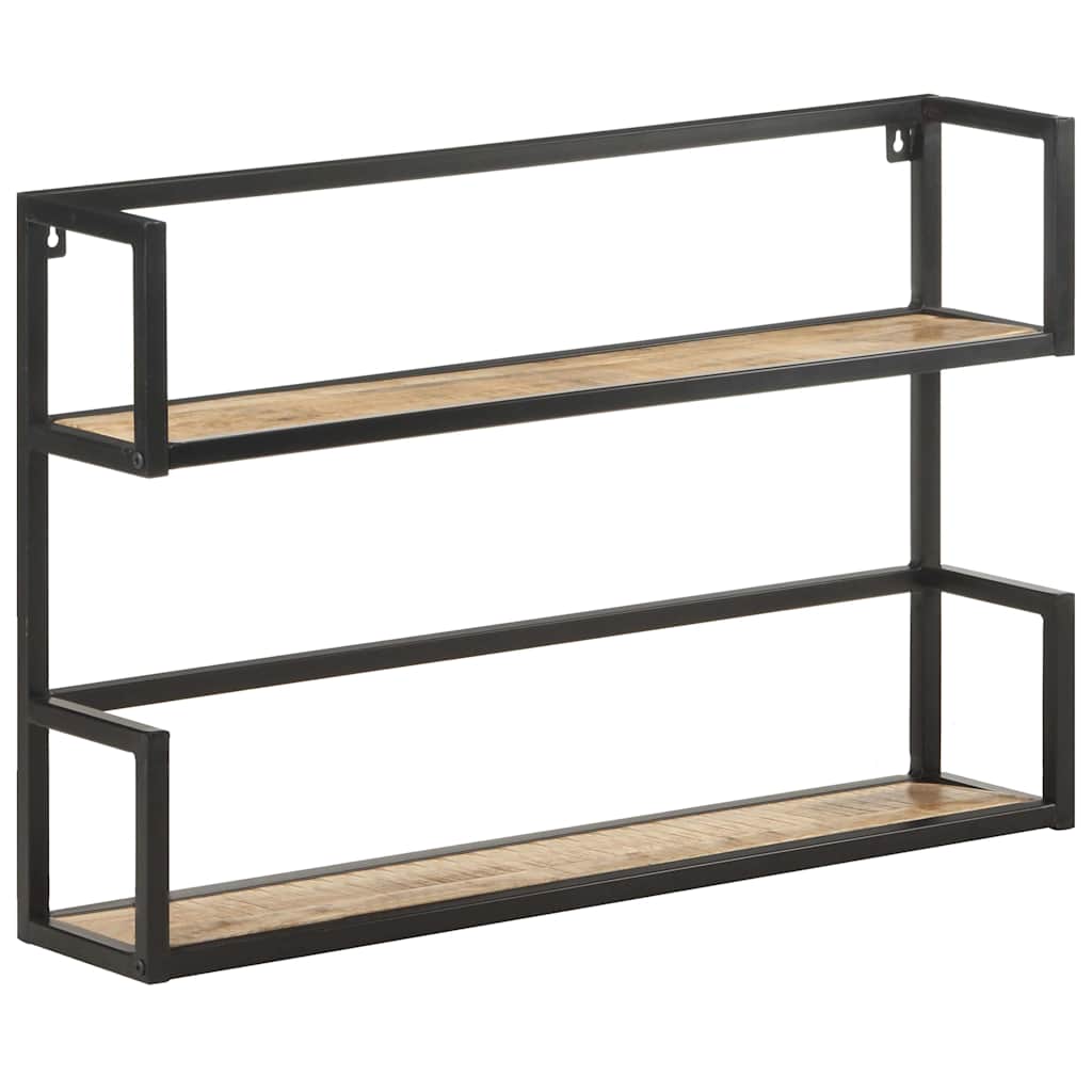 Wall Shelf 31.5"x7.9"x23.6" Rough Mango Wood