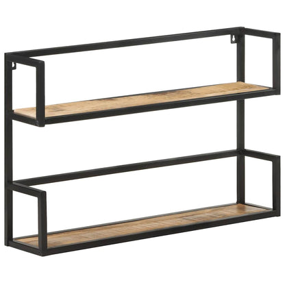 Wall Shelf 31.5"x7.9"x23.6" Rough Mango Wood