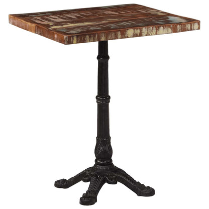 Bistro Table 60x60x76 cm Solid Reclaimed Wood