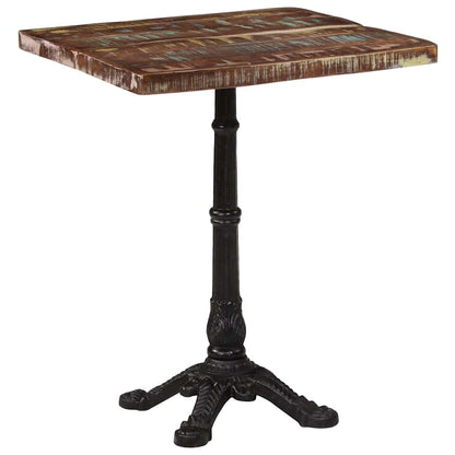Bistro Table 60x60x76 cm Solid Reclaimed Wood