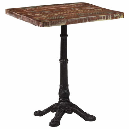 Bistro Table 60x60x76 cm Solid Reclaimed Wood