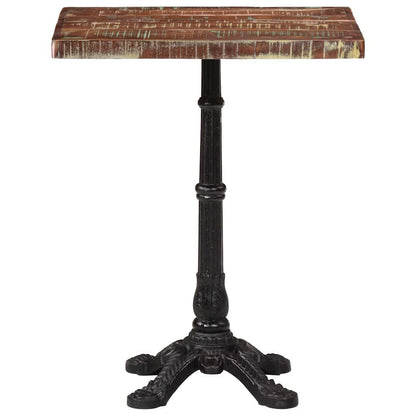 Bistro Table 60x60x76 cm Solid Reclaimed Wood