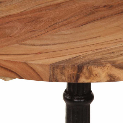 321088 vidaXL Bistro Table Ø60x76 cm Solid Acacia Wood