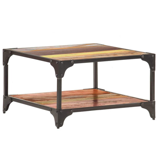 Coffee Table | Mixed colour | Solid reclaimed wood and iron | Medium