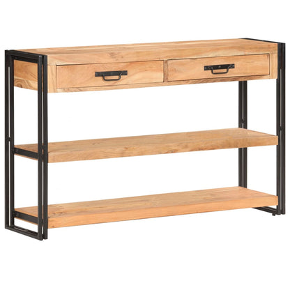Sideboard 120x30x75 cm Solid Acacia Wood