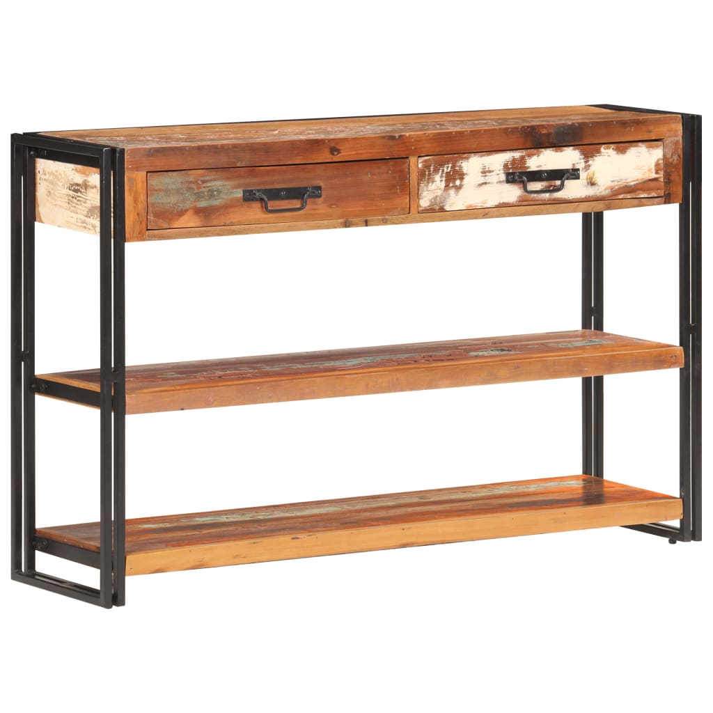 Sideboard 120x30x75 cm Solid Reclaimed Wood