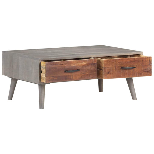 Coffee Table | Grey | Solid Rough Mango Wood | Medium | Coffee Table