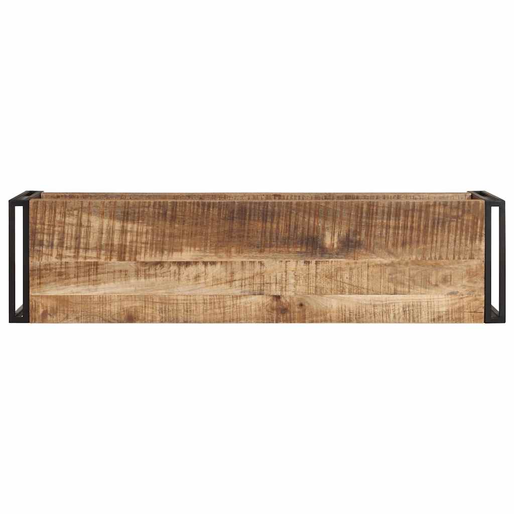 TV Cabinet 120x30x40 cm Rough Mango Wood