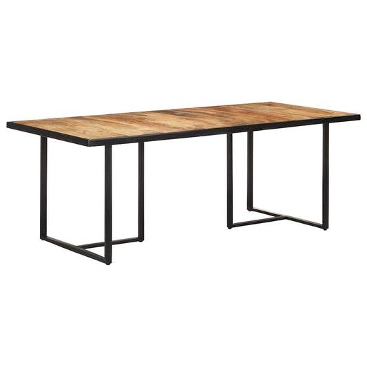 Dining Table | Natural wood and black