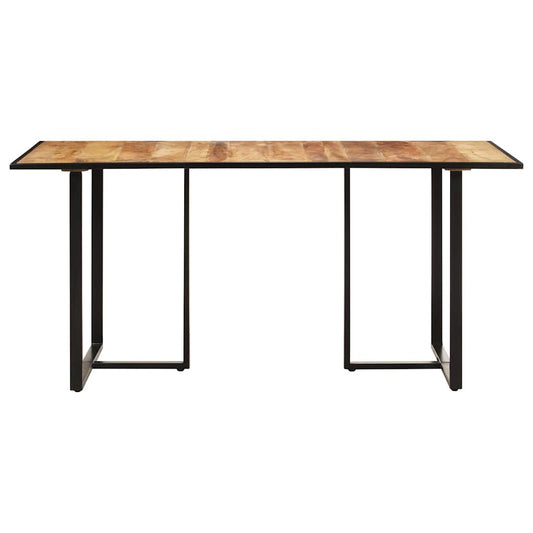 Dining Table | Natural wood and black
