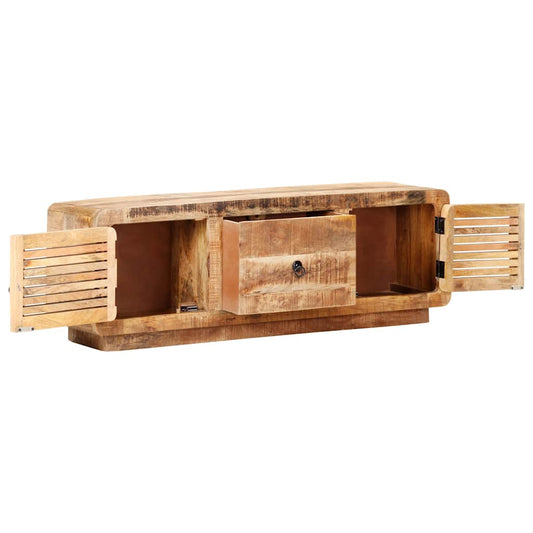 Tv Cabinet | Natural wood tones | Rough mango wood | Standard