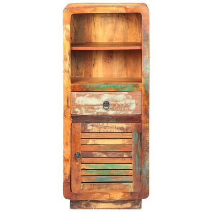 Highboard 45x32x110 cm Solid Reclaimed Wood