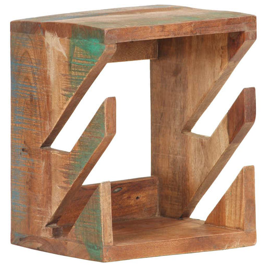320481 vidaXL Wall Mounted Skateboard Holder 25x20x30 cm Solid Reclaimed Wood