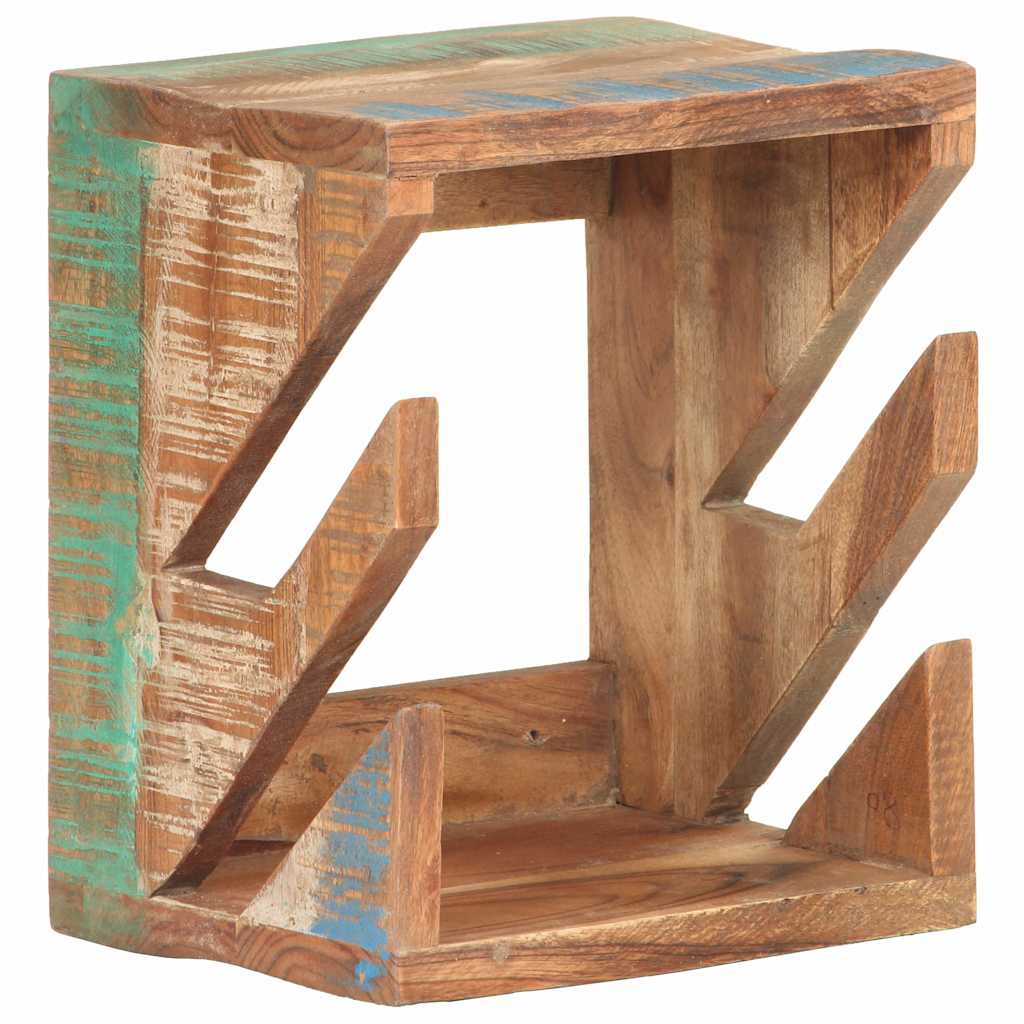 320481 vidaXL Wall Mounted Skateboard Holder 25x20x30 cm Solid Reclaimed Wood