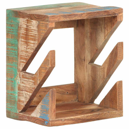 320481 vidaXL Wall Mounted Skateboard Holder 25x20x30 cm Solid Reclaimed Wood