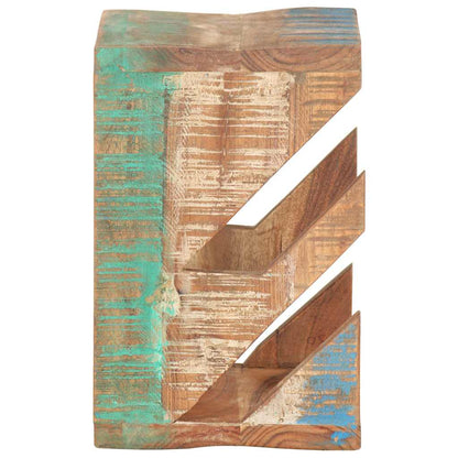 320481 vidaXL Wall Mounted Skateboard Holder 25x20x30 cm Solid Reclaimed Wood