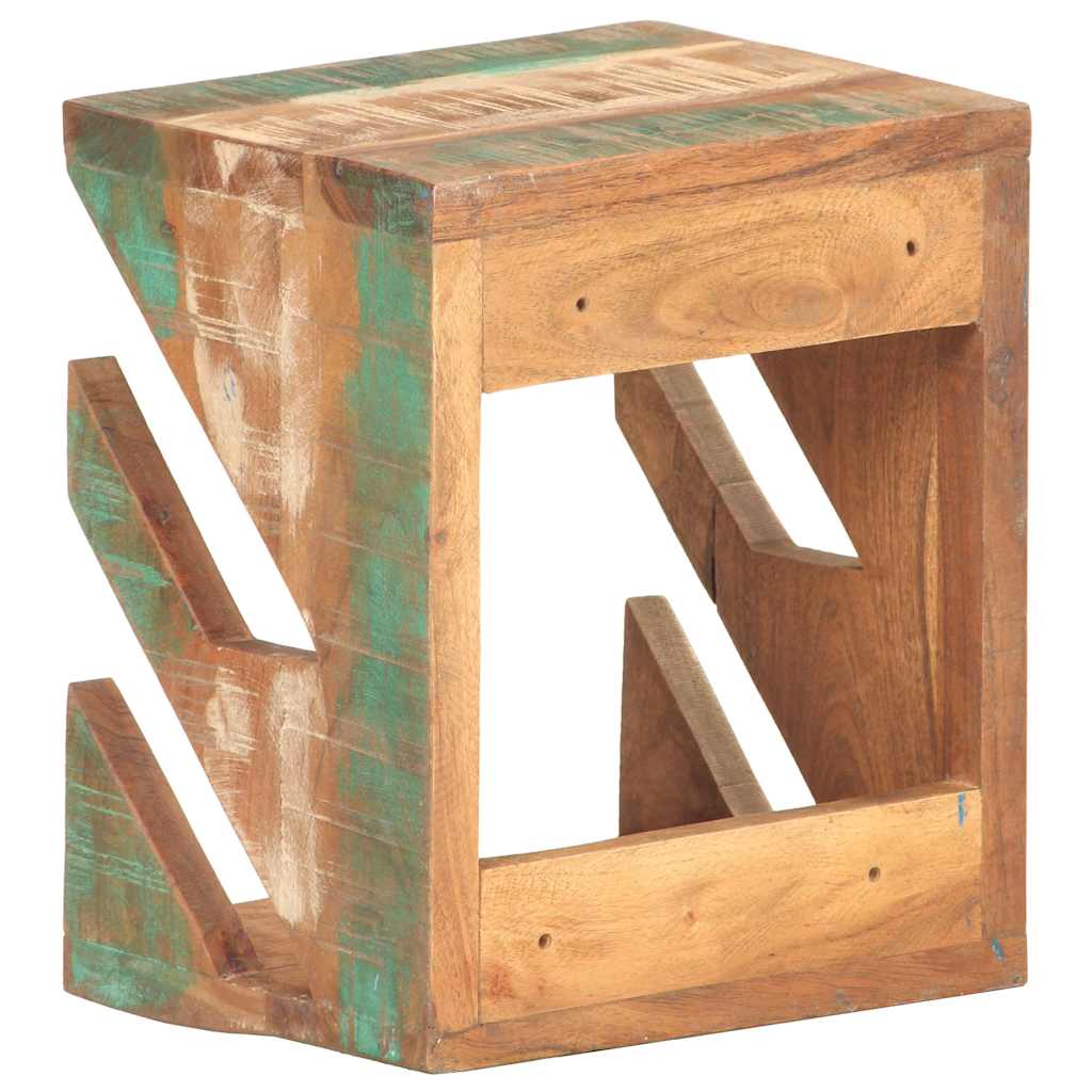 320481 vidaXL Wall Mounted Skateboard Holder 25x20x30 cm Solid Reclaimed Wood
