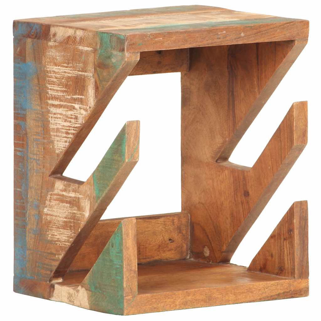 320481 vidaXL Wall Mounted Skateboard Holder 25x20x30 cm Solid Reclaimed Wood
