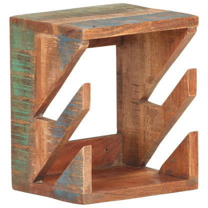 320481 vidaXL Wall Mounted Skateboard Holder 25x20x30 cm Solid Reclaimed Wood