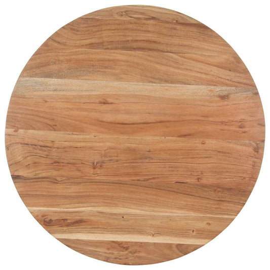 Dining Table | Natural wood, Black | Solid Acacia wood, Iron | Medium
