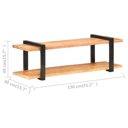 TV Cabinet 130x40x40 cm Solid Acacia Wood