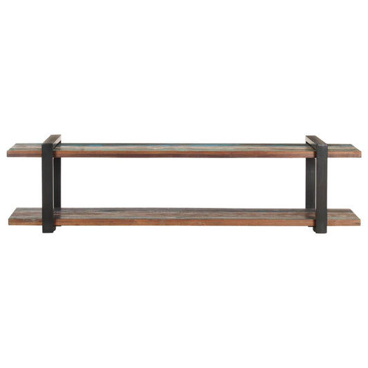 TV Cabinet | Mixed | Solid Reclaimed Wood, Powder-Coated Iron | Medium