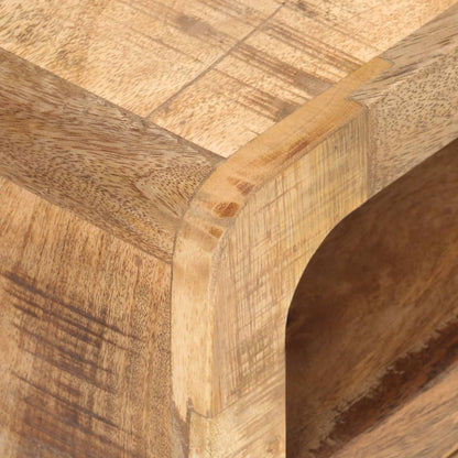 TV Cabinet 117x30x41 cm Solid Rough Mango Wood