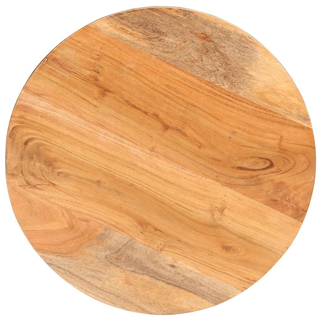 Coffee Table Ø26.8"x16.9" Solid Acacia Wood