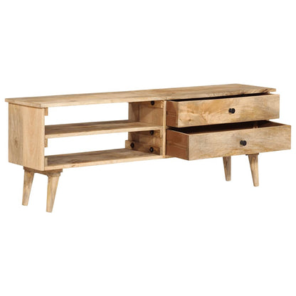 TV Stand 55.1"x11.8"x19.7" Solid Wood Mango