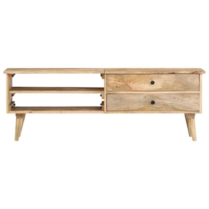 TV Stand 55.1"x11.8"x19.7" Solid Wood Mango