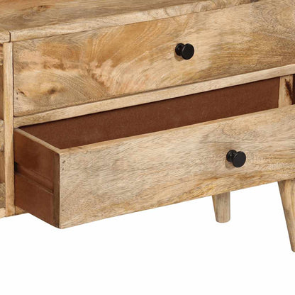 TV Stand 55.1"x11.8"x19.7" Solid Wood Mango