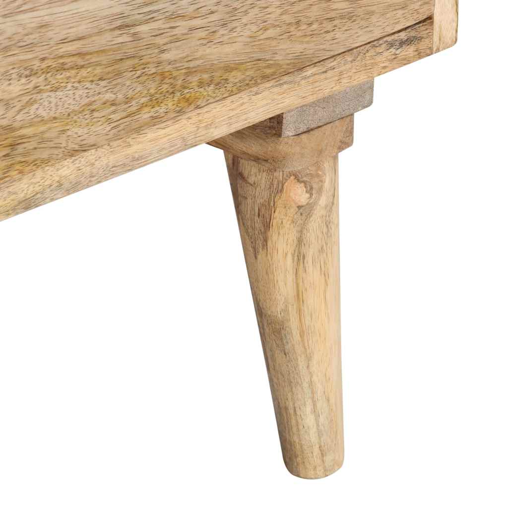 TV Stand 55.1"x11.8"x19.7" Solid Wood Mango