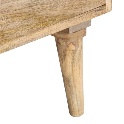 TV Stand 55.1"x11.8"x19.7" Solid Wood Mango