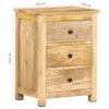 Bedside Cabinet 45x35x60 cm Solid Mango Wood