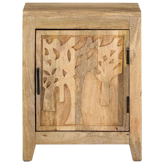 Bedside Cabinet | Natural wood | Solid mango wood | Medium