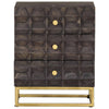 Bed Cabinet Black 40x30x50 cm Solid Mango Wood