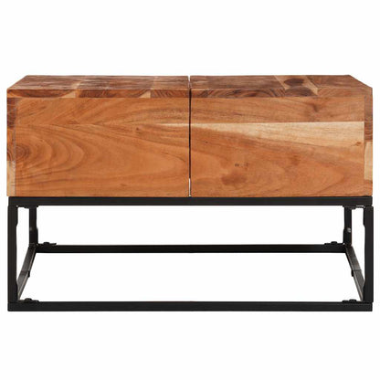 vidaXL Coffee Table Brown Solid Acacia wood Medium Durable