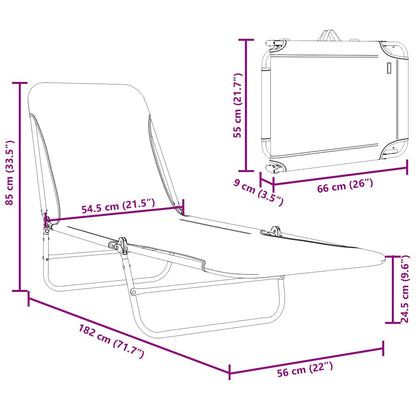 Sunlounger | Set of 2 | Leaf Pattern