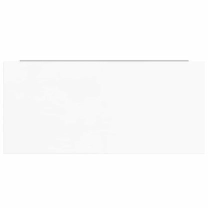 Floating Wall Shelf High Gloss White 50x23x3.8 cm MDF