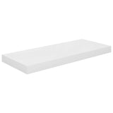 Floating Wall Shelves 2 pcs High Gloss White 60x23.5x3.8 cm MDF