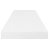 Floating Wall Shelf High Gloss White 80x23.5x3.8 cm MDF