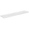 Floating Wall Shelves 2 pcs High Gloss White 120x23.5x3.8 cm MDF